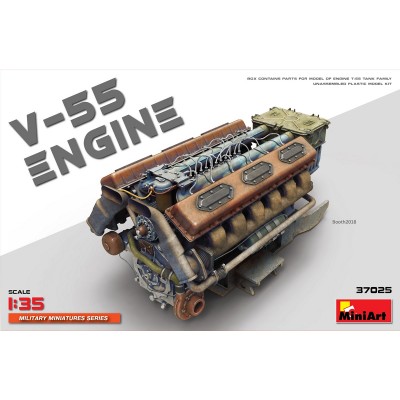 V-55 ENGINE - 1/35 SCALE - MINIART 37025